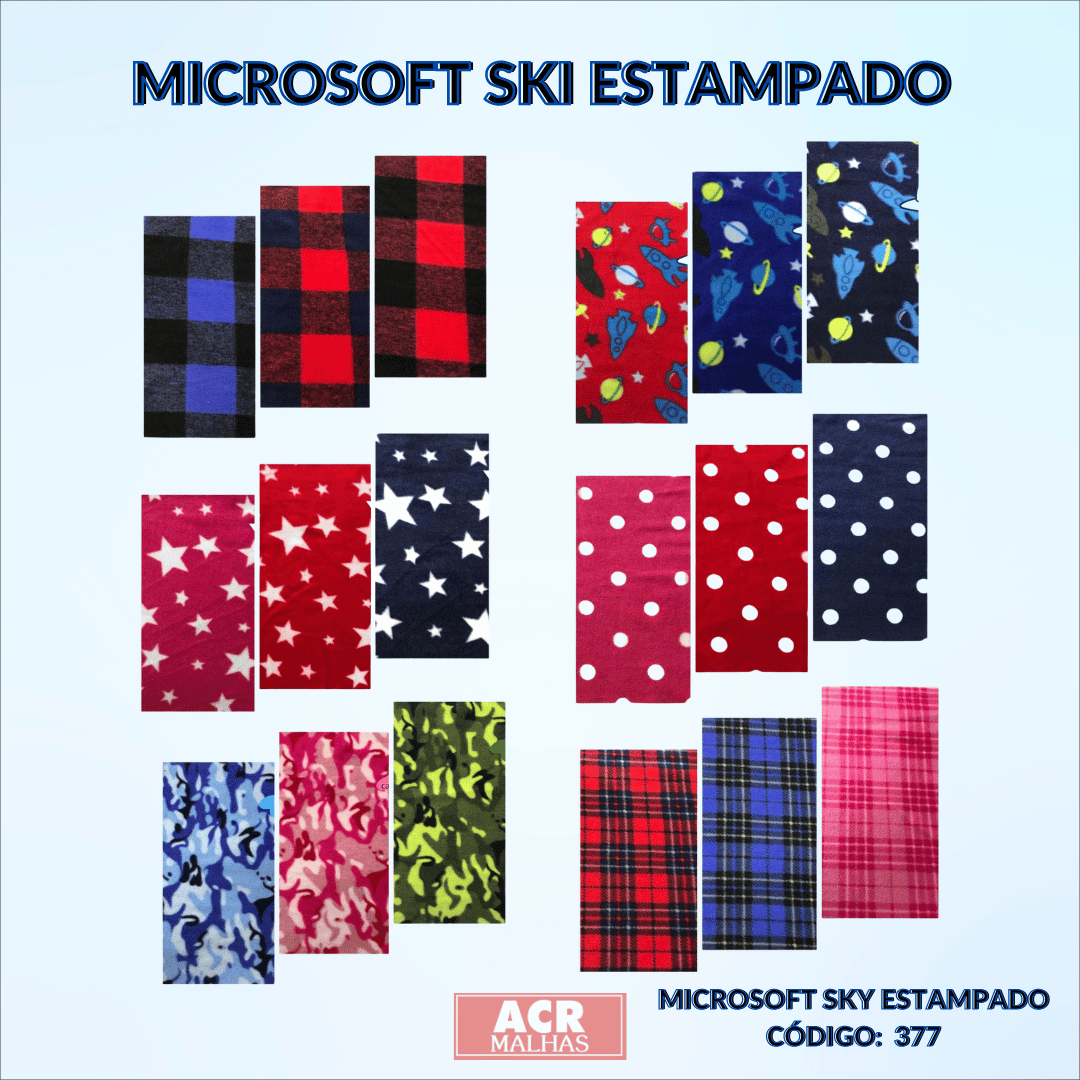 MICROSOFT SKI ESTAMPADO
